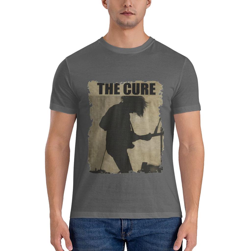 The Cure Retro Blackwhite Slightly Wide Tshirt Fresh And Simple No Curling Tshirt