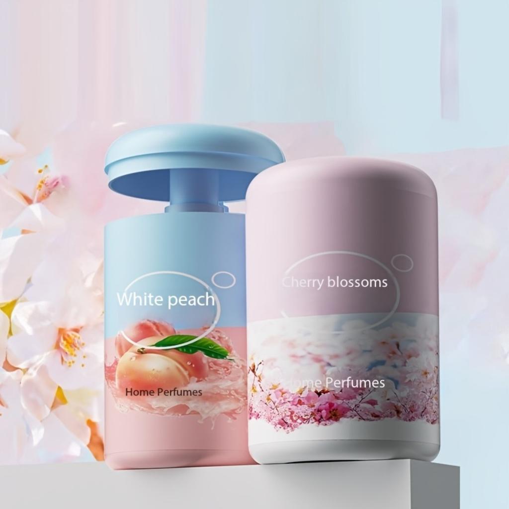 Solid Perfume Air Fresheners -6 Fragrances, Suitable for Cars, Homes, Kitchens, Bedrooms and Bathrooms - Decorated Spherical Containers with Lids