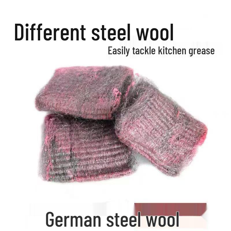 Трансграничная мыльная щетка из стальной ваты: Мощное обезжиривание и полировка для столешниц и очистки кухонной вытяжки.