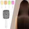 Detangling Hair Brush Hollow Ergonomic Handle Scalp Massage Women Girls Wet Dry Long Curly Fluffy Hair Styling Comb Hairdressing Tool