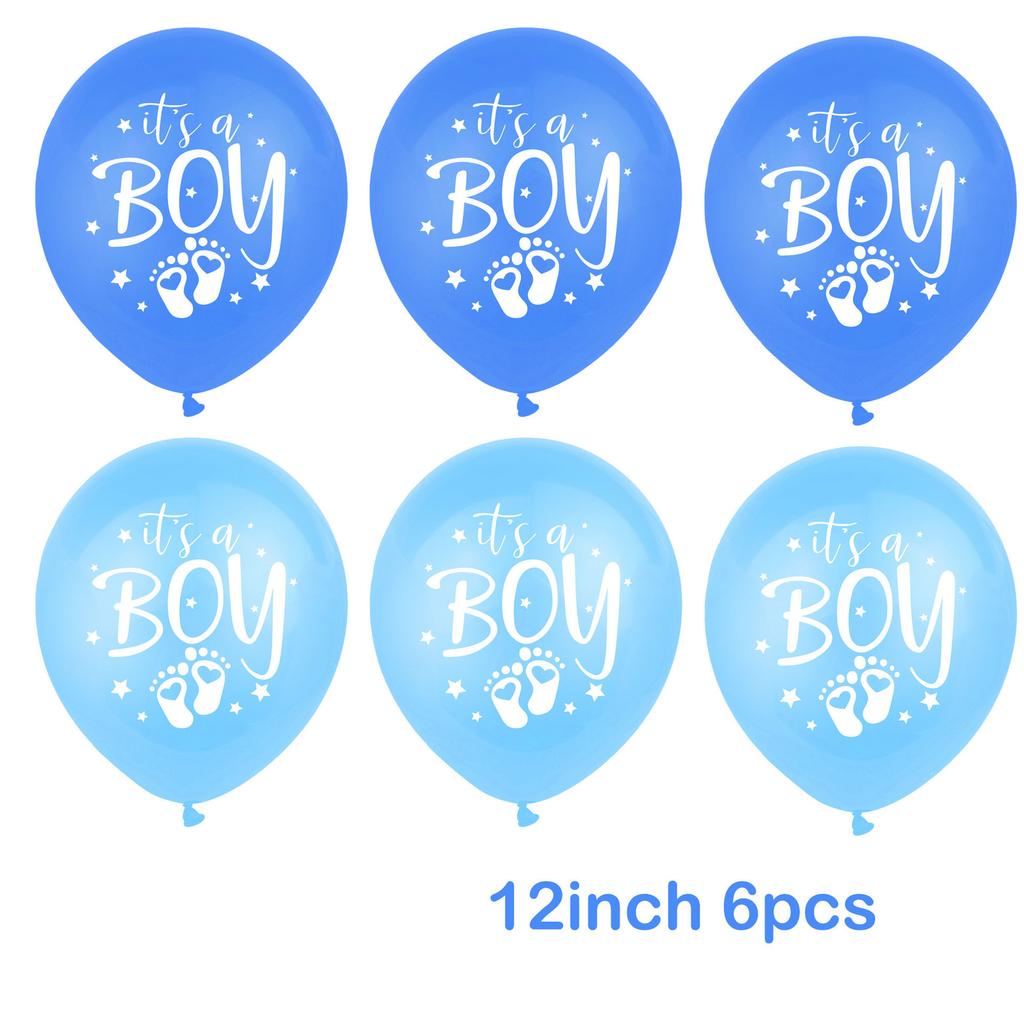 Детский душ с указанием пола, украшения для вечеринки, воздушные шары с блестками для девочек и мальчиков It'SA 