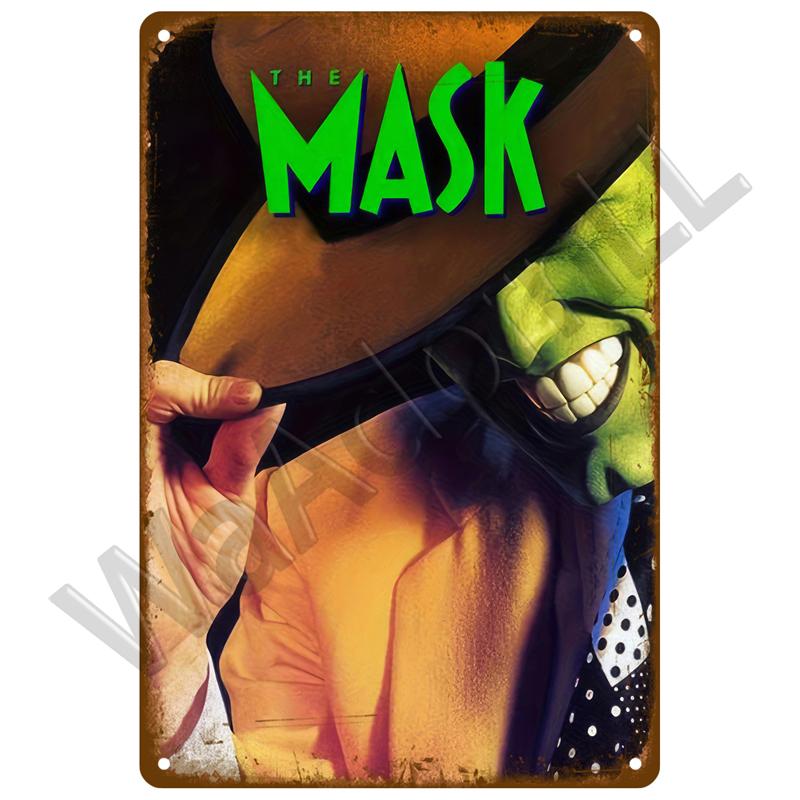 Vintage Metal Sign Movie Retro Tin Sign Aesthetic Living Room Metal Wall Decor Decoration Cinema Industrial Deco Films Poster