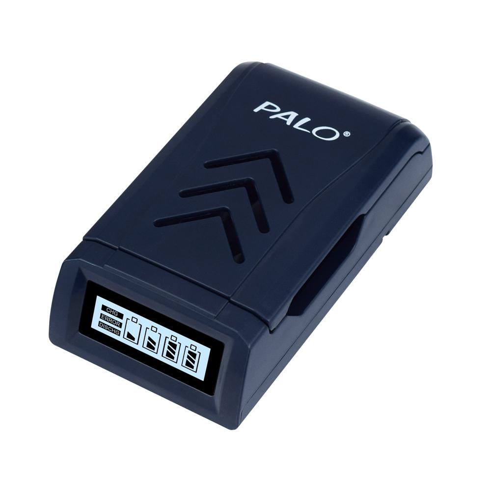 Зарядное устройство с 4 слотами для интеллектуальной быстрой зарядки с ЖК-дисплеем для 1,2 В NiMH NiCd 1,5 В литий-ионных аккумуляторов AAA/AA USB C Micro Jack