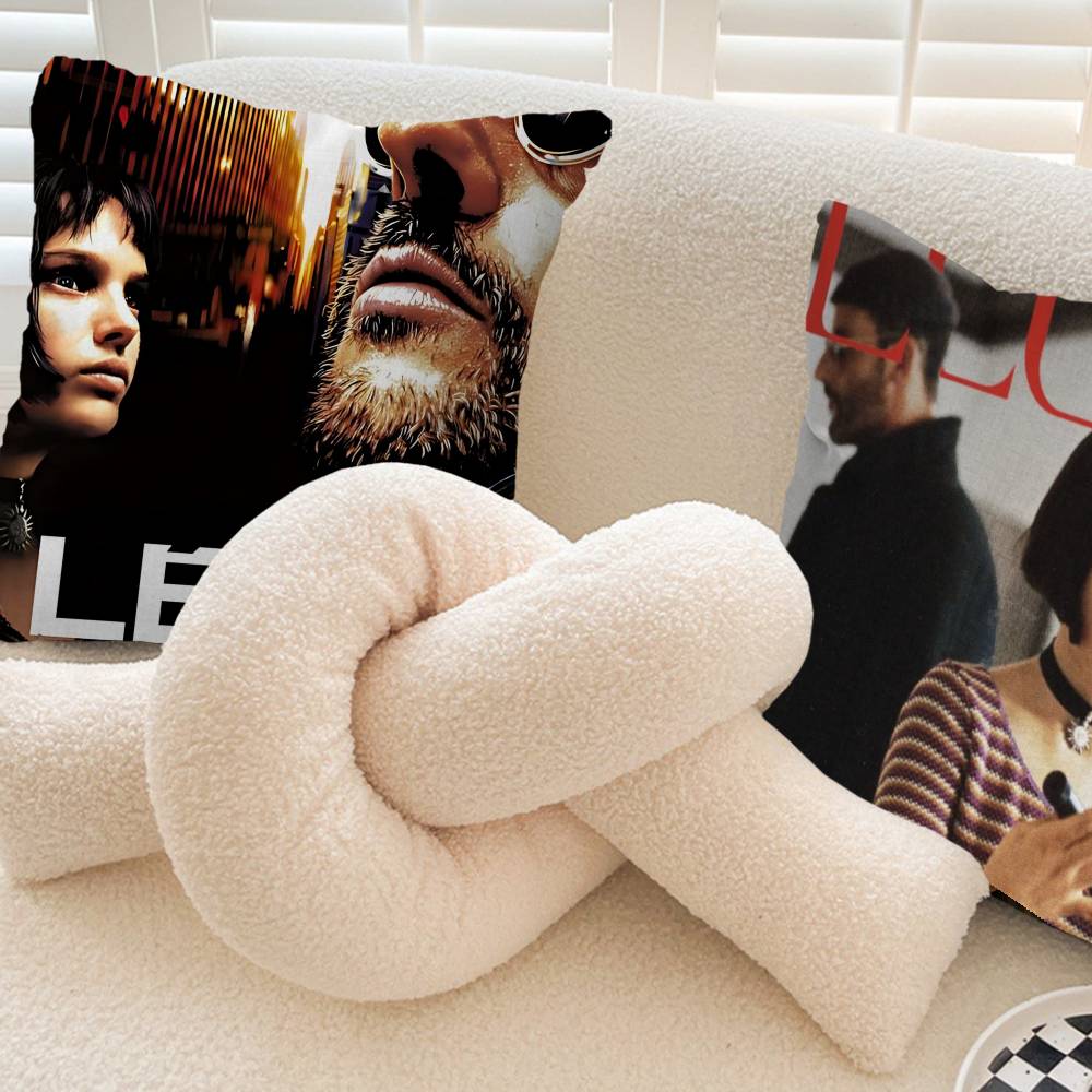 Movie L-Leon T-The P-Professional Personalized picture text home decorative pillows Household Gifts 45x45cm