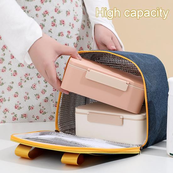 Изолированная сумка-холодильник большой емкости, герметичная ткань Оксфорд, трехслойная защита, термоизолированная сумка для ресторана