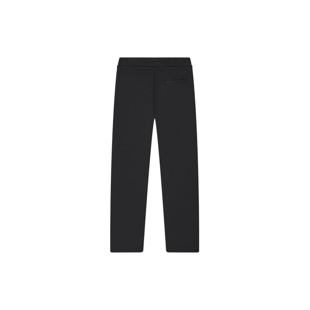 Fila Heritage Series Solid Color Mid-Rise Straight Leg Casual Pants Men Bottoms Black F11M418610A-BK