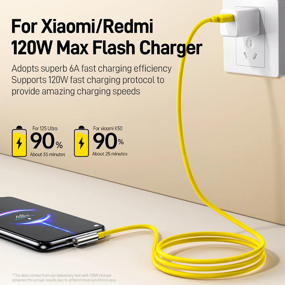 120 Вт 90-градусный кабель 6A Type C сверхбыстрая зарядка для Xiaomi 14 Ultra Poco Redmi 90° колено быстрая зарядка кабели для передачи данных аксессуары