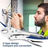 Heavy Duty Locking Pliers Circular Mouth Curve Jaw Spanner Durable Vise Vice Grips  Clamping Parts