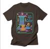 Classic Cartoon Anime European and American Style Illustration High Street Casual Tshirt Mens and Womens Luxury  Top 2026
