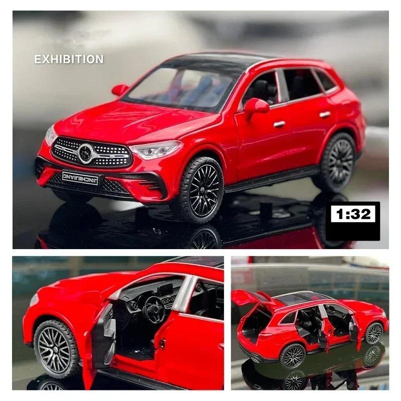 1:32 GLC400 Внедорожник Литой Модель Автомобиля Металлическая Литая Игрушечная Машинка Модель Автомобиля Симуляция Звука и Света Коллекция Детские Подарки