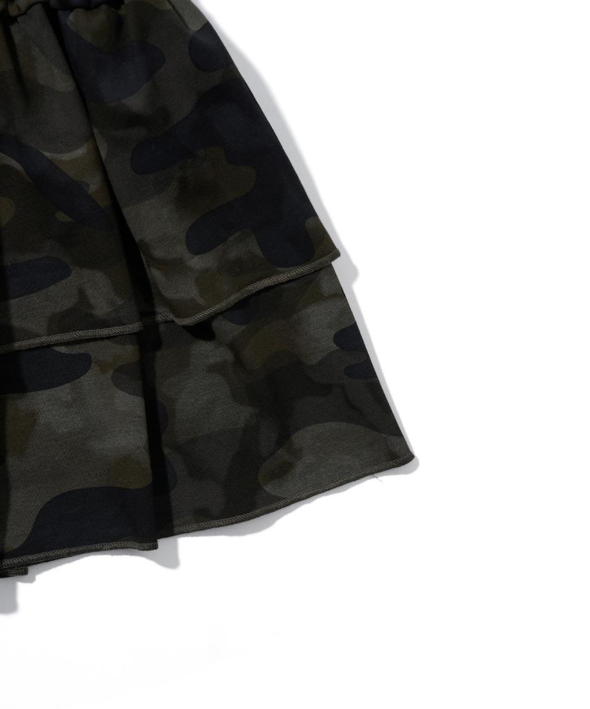 Yuhee Cancan Jersey Skirt_Khaki
