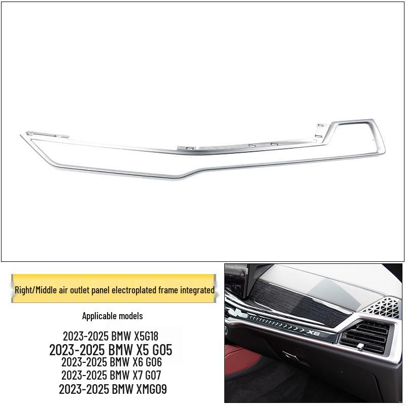 Комплект для ремонта воздуховодов BMW X5/X6/X7: Вал ручки регулировки и рамка панели