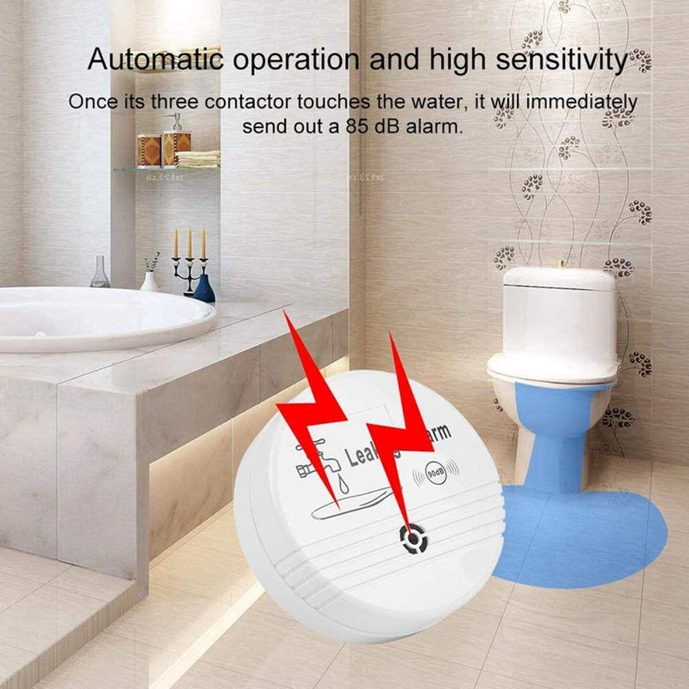 Автономный беспроводной датчик протечки воды с батарейным питанием Детектор уровня воды для домашней системы