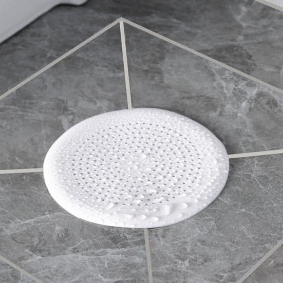 2Pcs Sink Strainer with Suction Cup Dense Filter Holes Anti-clogging High Elasticity Tear Resistant Quickly Filtering Flexible