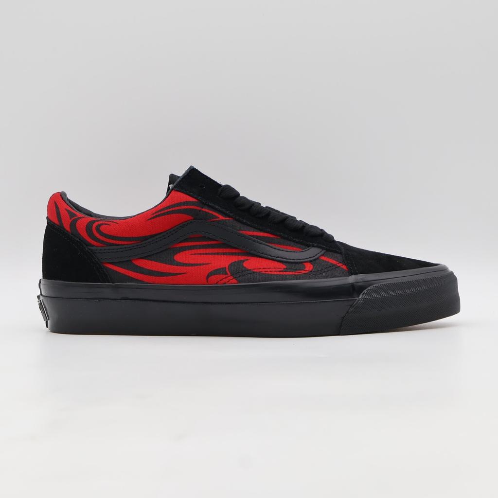 VN000D56458 Vans Premium Old Skool Y2K Пламя Черный Красный (Мужской)