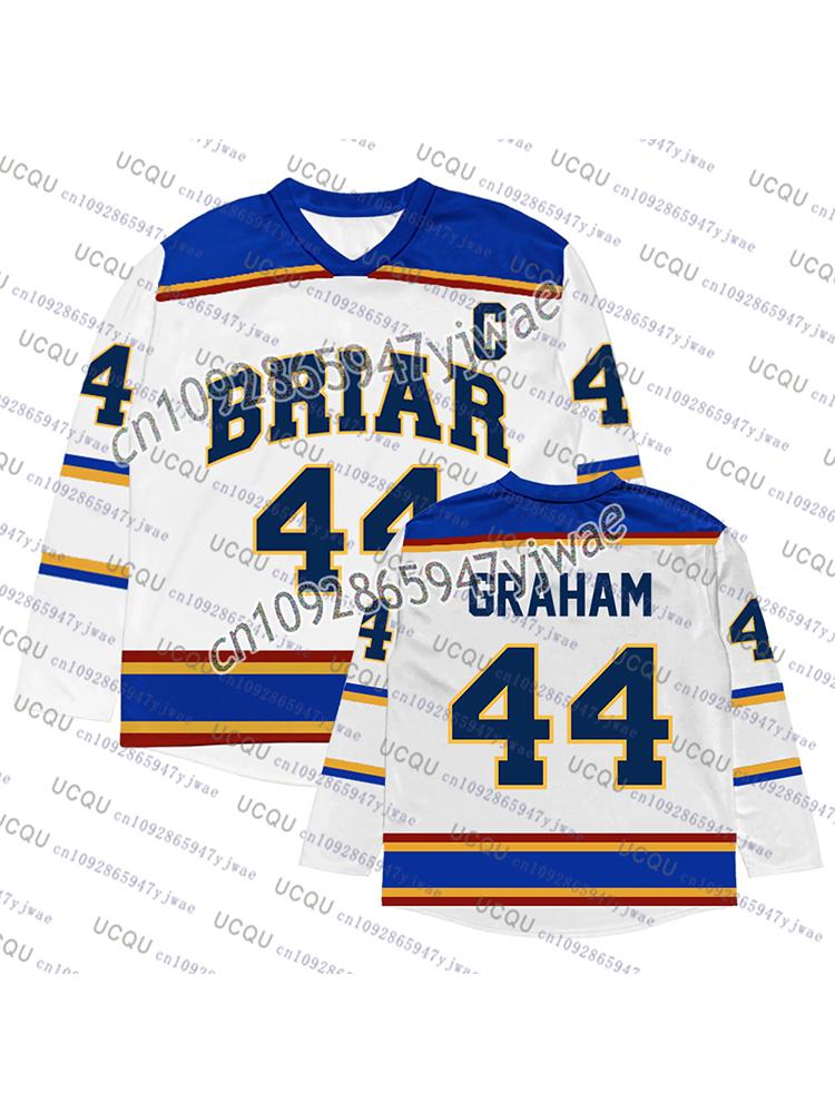 2026Men Women Long Sleeve Tee Off Campus Briar University Hockey Jersey Graham 44 22 DI LAURENTIS 66 Tucker46 Training Hockey Te