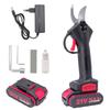 Professional 21V Cordless Electric Pruning Shears, 30mm Cutting Diameter, 1 X 1500mAh Battery, 3-4 Working Hours, Bypass Blades