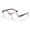 Transparent Circular Computer Glasses Frame Women Men Anti Blue Light Round Eyewear Blocking Optical Spectacle Eyeglasses