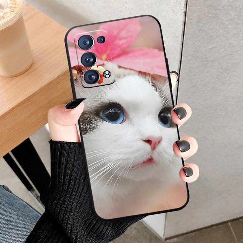 For OPPO Reno6 Z Cases Reno6 5G 6 Pro+ Black Soft TPU Silicone Cover For OPPO Reno 6 Pro Plus Phone Cases Reno6 Z CPH2251 Fundas