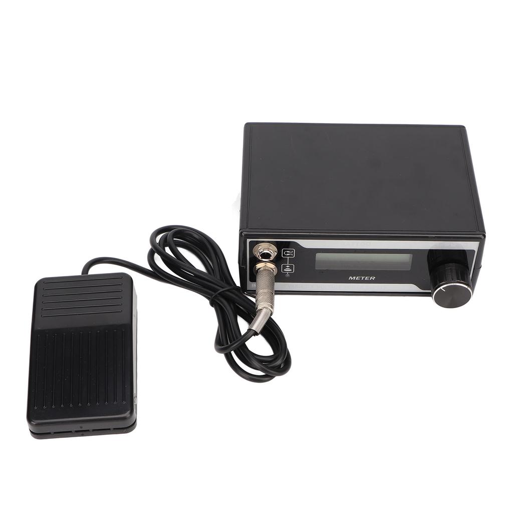 Комплект питания для татуировки, цифровой светодиодный экран, отображение напряжения в реальном времени, шнур с зажимом для педали