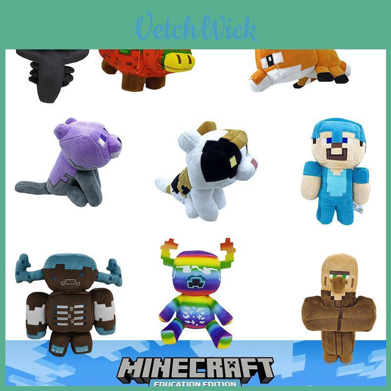 Плюшевая игрушка Minecraft Кукла Мягкая набивная фигурка Короткий плюшевый материал 20-23 см высота