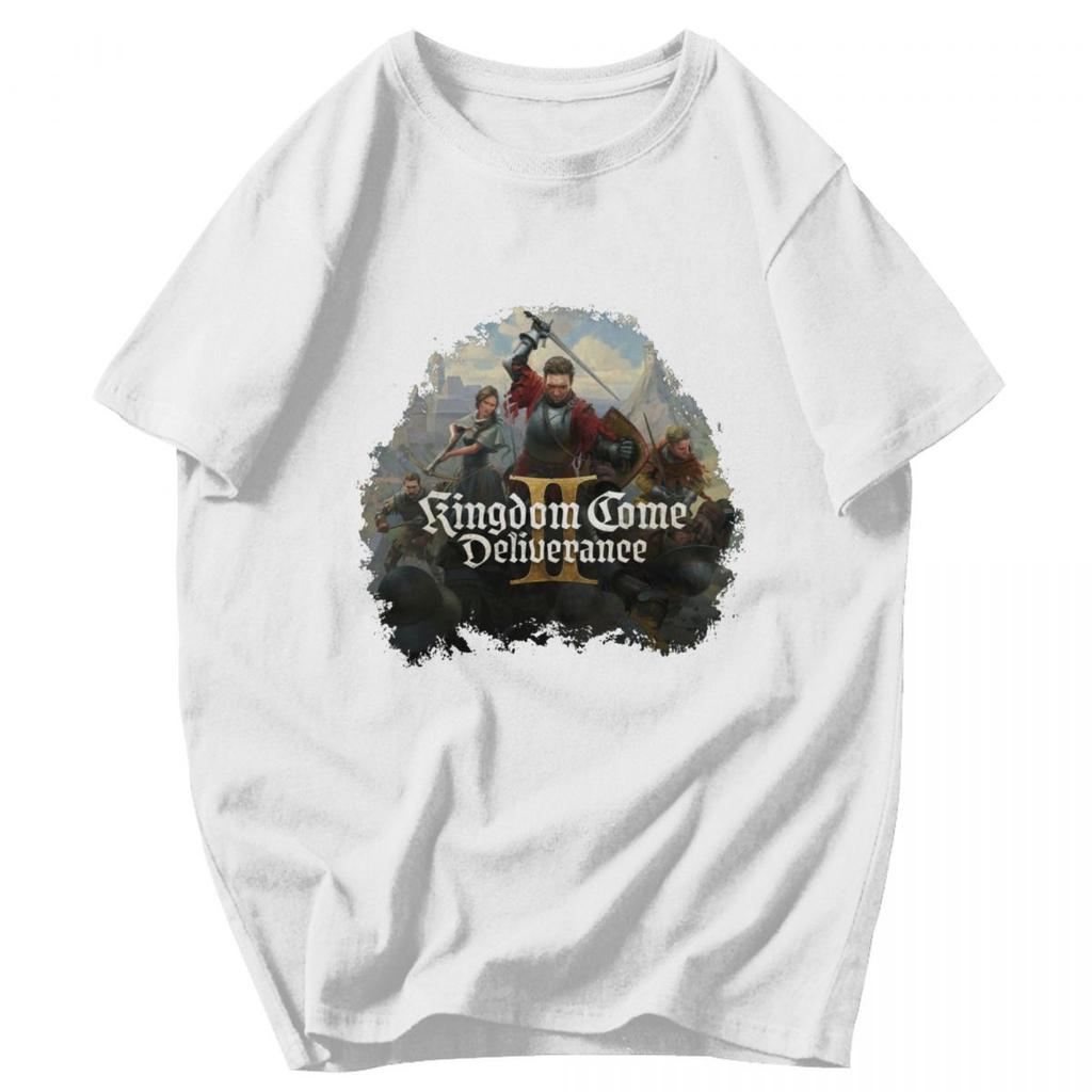 Мужская футболка Kingdom Come Deliverance Летние Графические футболки Y2K Унисекс Топы Футболки