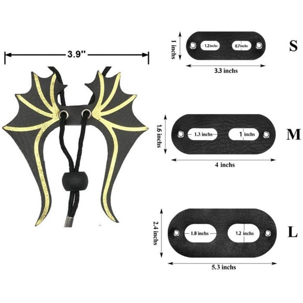 Поводок для ящерицы бородатого дракона — упаковка из 3 размеров Поводок для поводка ящерицы с крыльями динозавра для рептилий, бородатых драконов