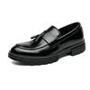 Fashion Men's High Quality Leather Slip-on Formal Oxfords Footwear Loafers Driving Party Dating Business Work Shoes Tassel Loafers