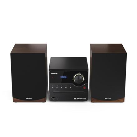 Sharp | Micro Hi-Fi System | XL-B517D(BR) | Brown | USB port | AUX input | Bluetooth | CD player | FM radio | Wireless connection