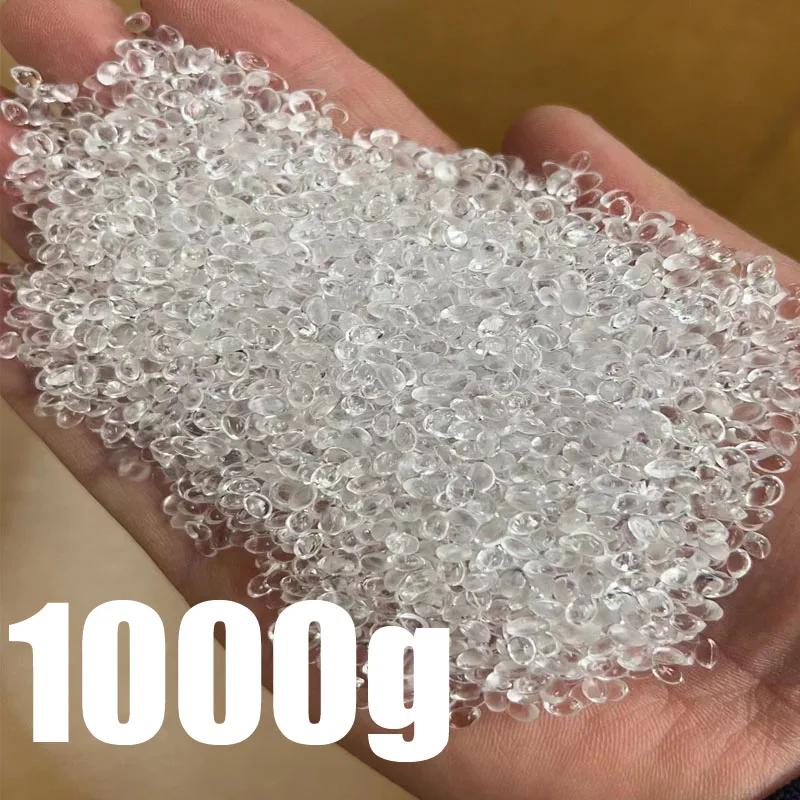 200/1000г ПЛАВ Пластик Белый/Прозрачный Термопластичный Размягчающийся Затвердевающий на холоде Жидкое Стекло Глина для DIY Кристальная Глина Полиморф