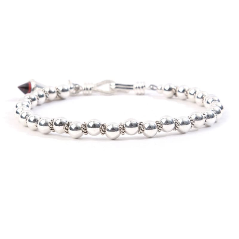 SEWNSWEN SILVER MIXED BEAD BRACELET