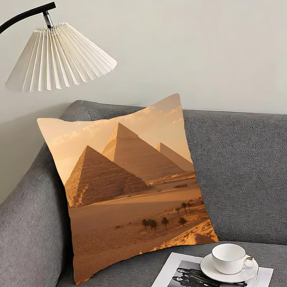 Pyramid Fashion Cushion Cover Pillowcase Ultra Soft Skin Friendly Fabric Cloud Like Comfort Concealed Zipper