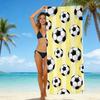 Football Printed Microfiber Beach Towel Quick Dry Absorbent Bath Towel For Seaside Swimming
