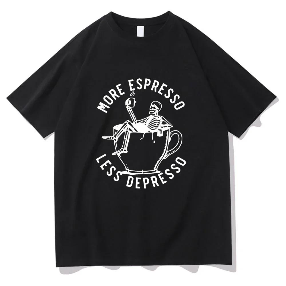 Fashion pattern Tshirt print 100 cotton shortsleeved coffee pattern fun and trendy Haraju embellished Tshirt