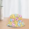 Fisherman Hat Flat Dome Wide Brim Yellow Duck Print Basin Hat Lightweight Breathable