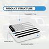 Черная наклейка на заднее среднее окно с американским флагом для Ford F150 F250 F350 2015-Вверх НОВЫЙ
