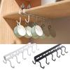 Double-row Metal Storage Hanging Cup Holder Cabinet Hook Kitchen Organizer Mug Hook Rack