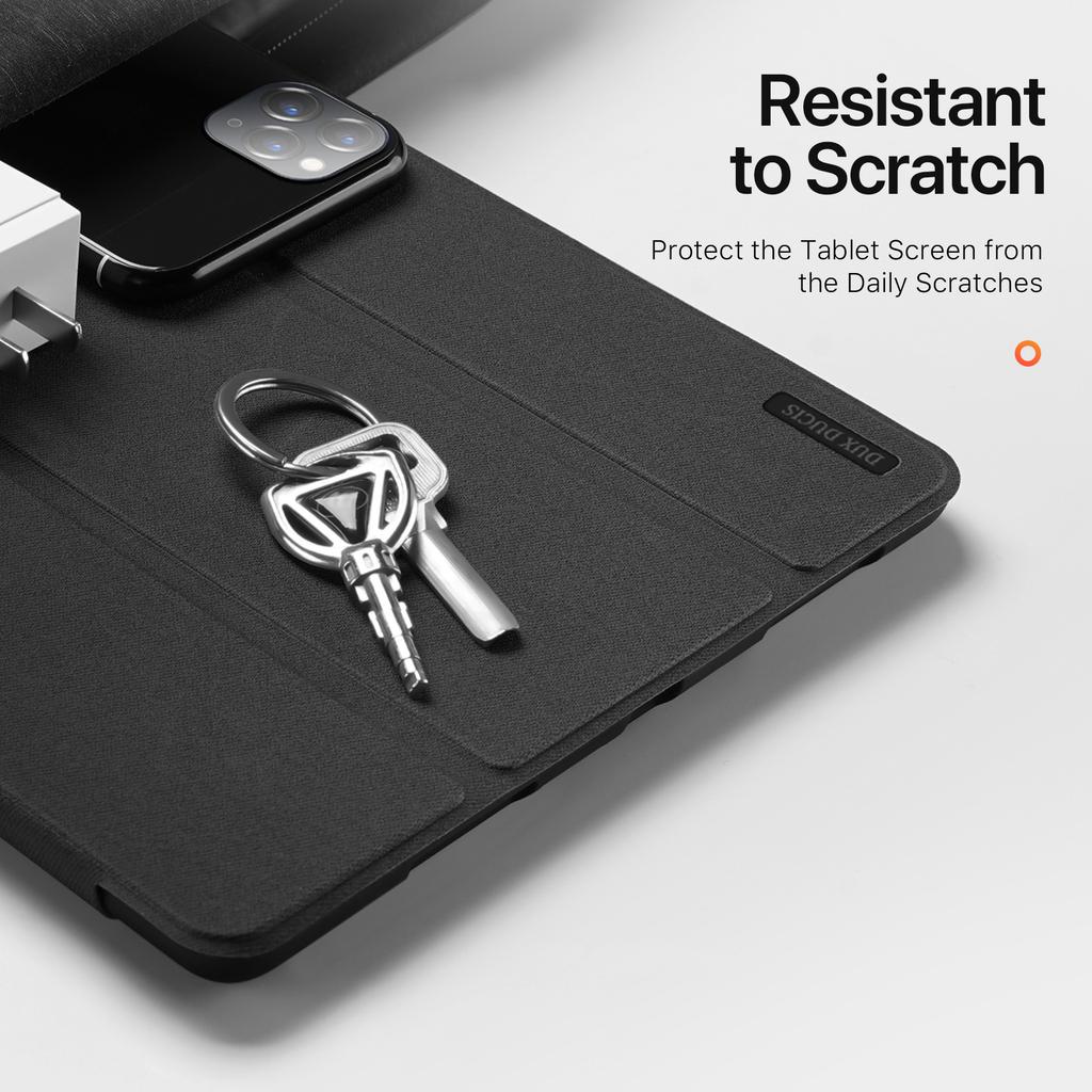 Серия DUX DUCIS Domo для iPad Air 13 (2025)/(2024) Чехол-подставка трифолд кожаный умный чехол для планшета с держателем для карандаша