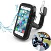 Waterproof Motorcycle Phone Holder - Rearview Mirror Mount