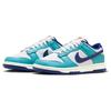 Nike Dunk Low Teal Nebula Royal Women Sneakers White Sail Deep-Royal-Blue FQ6870-141