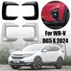 For HONDA WR-V WRV 2024 2025 ABS Front rear bumper Accessories Light Cover Trim Grille Exterior Car Decoration Foglamp Fram T4G3