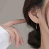 Серьги-капли в виде бабочки, маленькие, свежие, модные и литературные серьги с темпераментом, показывающие лицо, тонкие, супер феи, длинные серьги с бахромой
