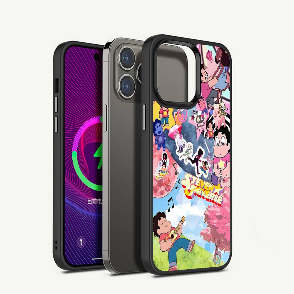 S-Steven U-Universe Cartoon Anime Phone Cover For IPhone 17 16 15 14 13 12 11 Pro Max Mini For Magsafe Magnetic Wireless Charge