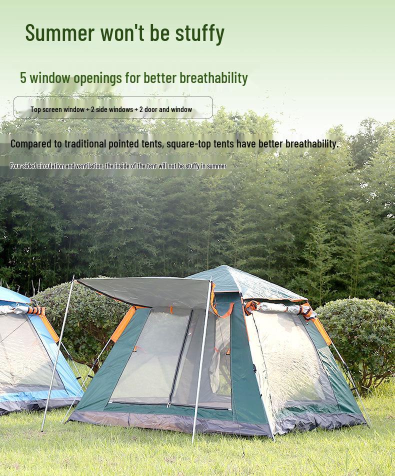 Fully Automatic Rainproof 3-4 Person Outdoor Folding Tent