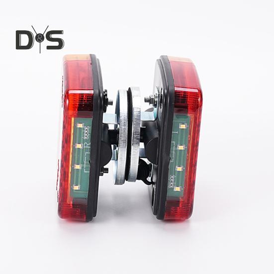 Светодиодные магнитные задние фонари для буксировки, комплект беспроводных светодиодных фонарей для прицепа, высокая яркость, сверхъяркие, водонепроницаемые задние фонари IP67 для автомобиля