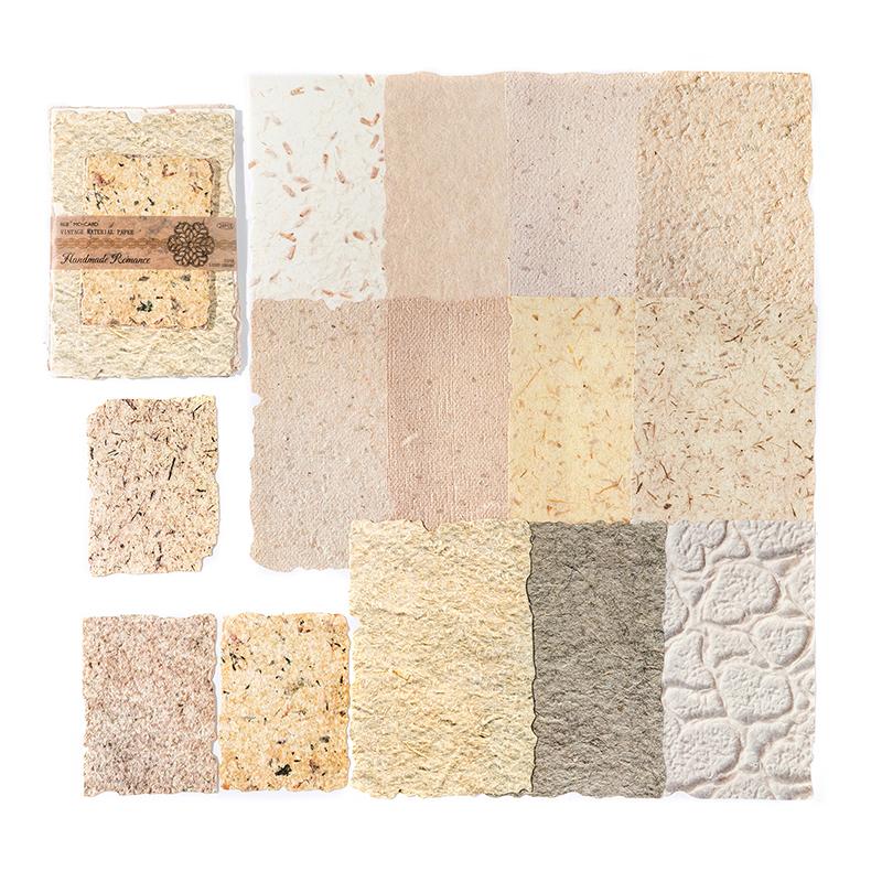 28pcs/pack Vintage Reliefs Texture Paper DIY Scrapbooking Collage Materials Decor Junk Journal Aesthetics Stationery Paper