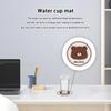 Auto Cup Holder Coaster Anti-Slip Car Interior Insulation Pad Cartoon Animal Aesthetic Water Cup Insulation Pad For  Drinks
