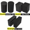 Nylon Adhesive Tape Household Use Touches Fastener Black Pad Fixed Patch Double Sided Mat Grip Strap Self-adhesive DIY Apparel