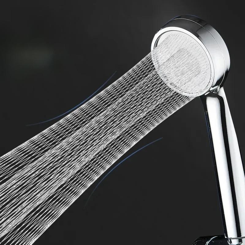 High Pressure Water Saving Rainfall Shower Head Bathroom Accessories ABS Chrome Holder Showerhead Bathroom Accessories ARI