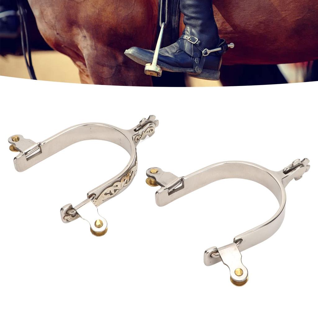 EVTSCan 1 пара сапог для верховой езды из нержавеющей стали в стиле вестерн, ковбойские сапоги для мужчин и женщин, декоративные, с вращающейся шестерней для верховой езды, шпоры, шпоры, шпоры,